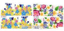 New Hot Flowers Water Transfers Nail Stickers Decals 18pcs Nail Tips Styling Tools DIY Beauty Manicure