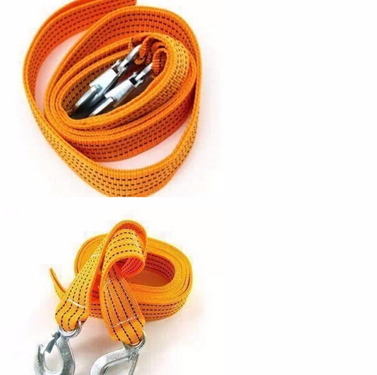 3 Tons Car Tow Rope Cable Towing Strap With Hooks For Emergency Heavy Duty (5)