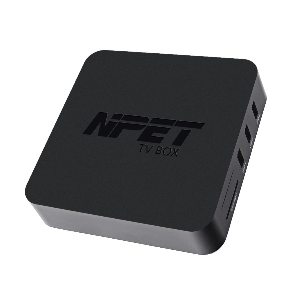 UK Stock NPET C1 Smart Android TV Box Quad Core Amlogic S805 KODI Full Loaded TV Box WiFi Miracast Airplay Movie Media Player