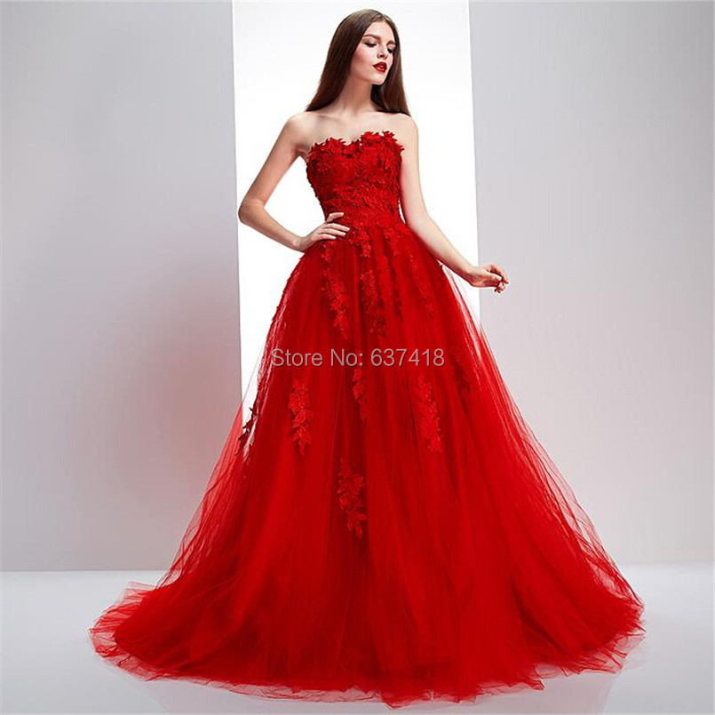 red prom dresses ball gown « Bella Forte Glass Studio
