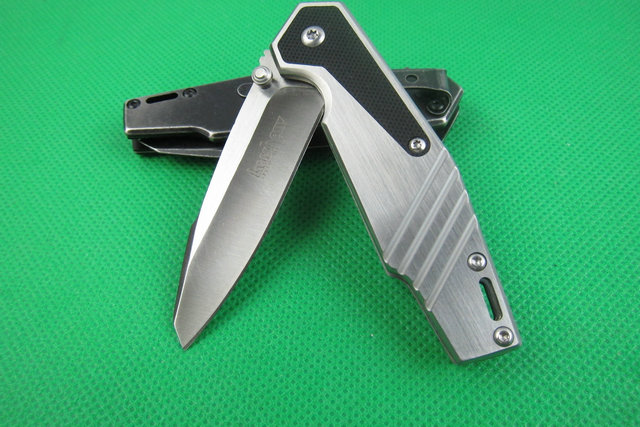 New KERSHAW STEEL Colors Small Little Woodpecker folding pocket knife 3CR13 Blade Steel Handle Freeshipping Best