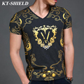 2016 top fashion printed men t shirts summer streetwear cotton men t shirt tops tees short