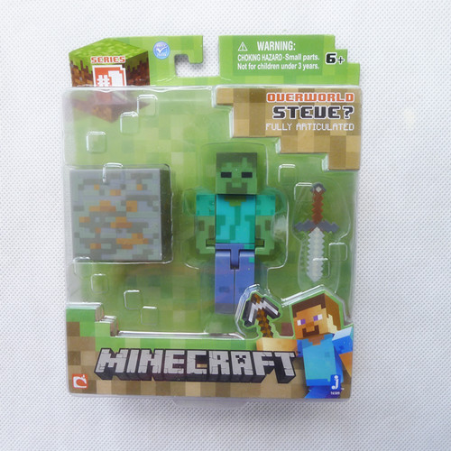 Minecraft Overworld Zombie Series 1 By Jazwares Toy & Games Action Figure New in Box