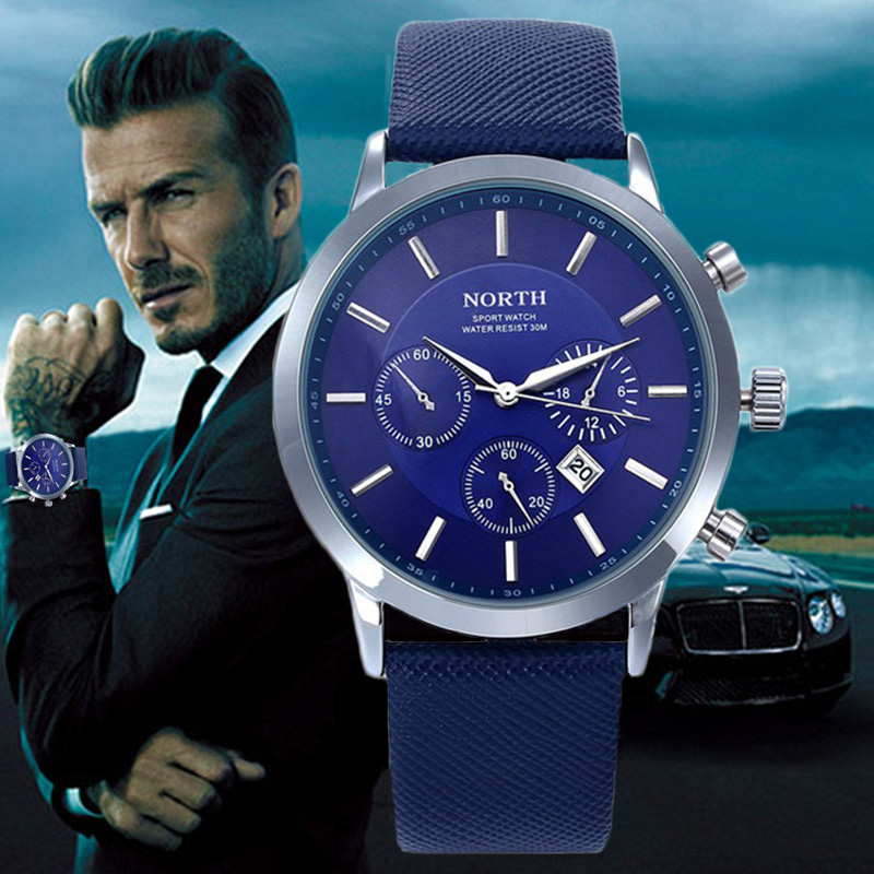 Image of 2015 Mens WatchesTop Brand Luxury Casual Military Quartz Sports Wristwatch Leather Strap Male Clock watch relogio masculino