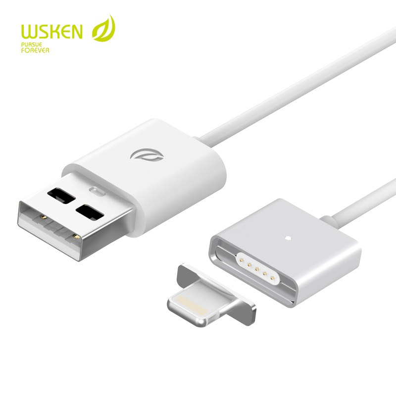 Image of Original WSKEN Adsorbent Metal Magnetic USB Charging Charger data Cable for Apple iPhone 5 5s se 6 6s plus for iPad Air
