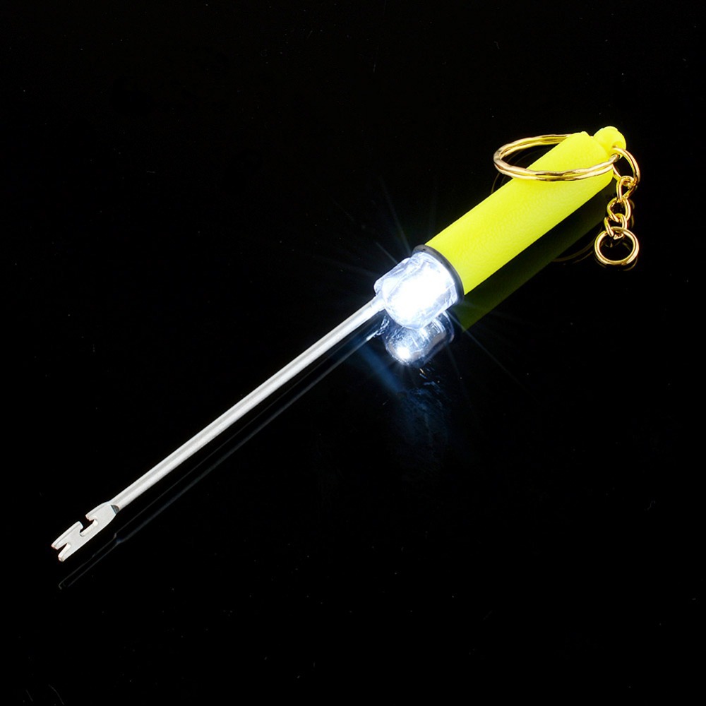 Image of New !!!Hook Detacher Remover Extractor Unhook Device with LED Light Fishing Handle Tackle Kits Accessory Outdoor Sports VC377 P