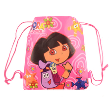 1pic school bags kids cartoon drawstring backpack bag For kids bag back to school mochila infantil