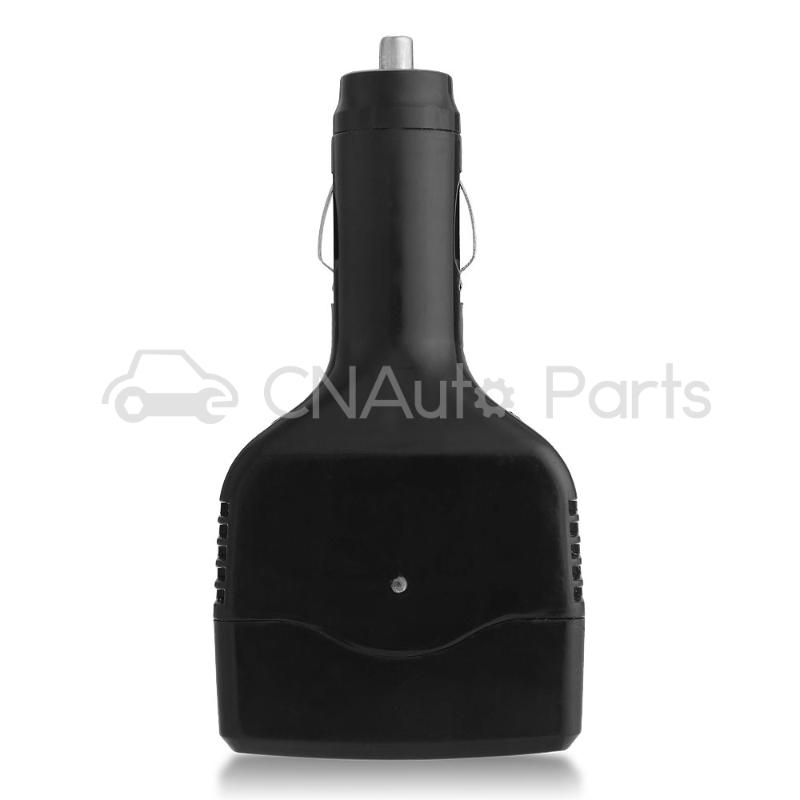 Car USB Charger Power Inverter Adapter 12V-24V to 220V DC to AC Converter Black