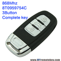 8T0959754C 868Mhz 3 button smart car key for Audi A6 Q5