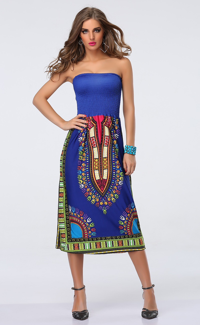  2015 New Women Summer Dress Traditional African p...