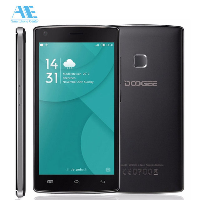 Original Doogee X5 MAX Pro Смартфон 5.0 Дюймов Android 6.0 MTK6737 Quad Core Мобильный Телефон 2 ГБ RAM 16 ГБ ROM 4000 мАч 4 Г Сотовый телефон