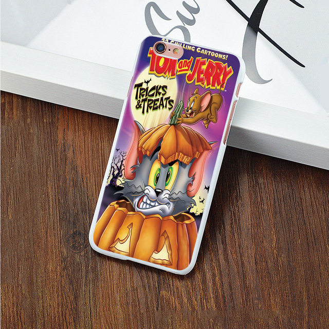 Halloween Jerry and Tom luxury high quality superfine packing mobile phone cover for iPhone 4 4 s 5 5 s 6 6 s Plus + case