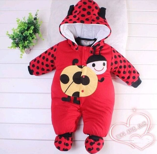 Hotsale baby животных детский! милый зимний унисекс зима корова печати детская одежда