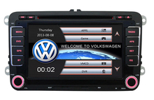 Wholesales! 7″ Double Din Capacitive Touch Screen Car DVD Player GPS for VW JETTA GOLF MK5 MK6 GTI PASSAT B6 POLO SKODA Fabia