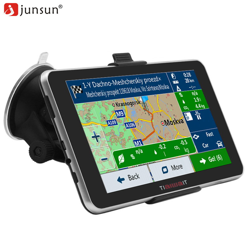 Image of 7 inch Capacitive Car GPS Navigation Android 4.4.2 Bluetooth WIFI MT8127 Quad Core 16GB Vehicle gps navigator Navitel Europe map