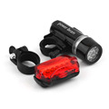 Waterproof Bike Bicycle Lights 5 LEDs Bike Bicycle Water Resistant LED Bike Bicycle Head Light Rear