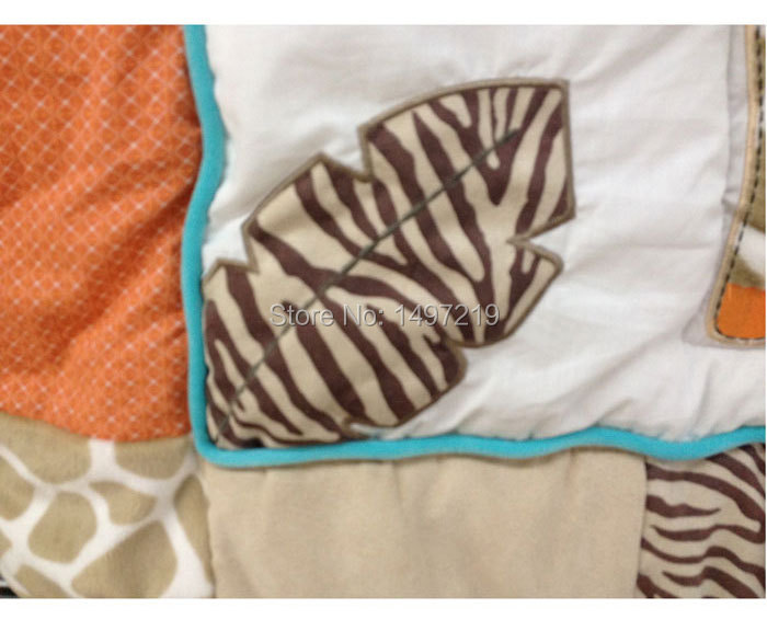 PH048 jungle animal crib quilt (4)