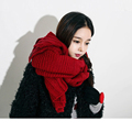 2016 Fashion Winter New Thick Warm Woolen Scarf Solid Color Women Shawl Fashion Female Muffler Wrap