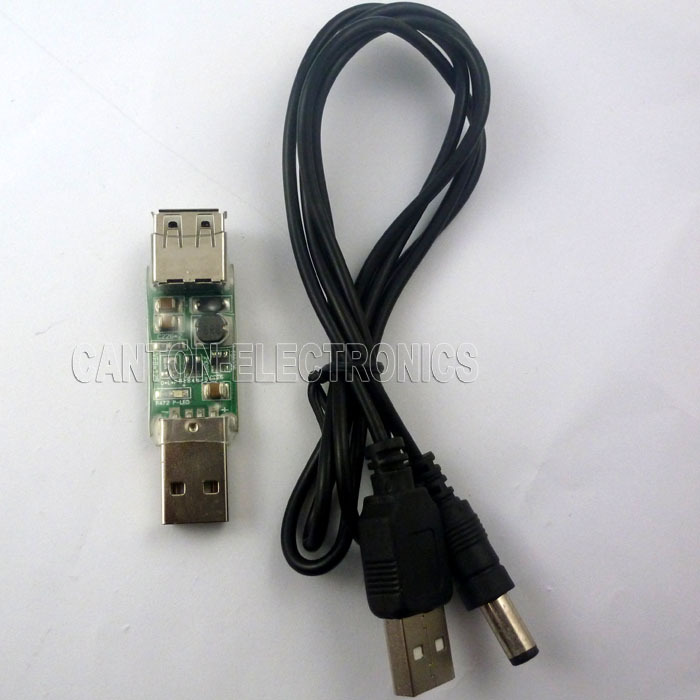USB  DC Step-up Modul Konverter 5V To 12V  Männlich Stecker 2.1x5.5mm