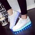 Children Shoes lights up led luminous sneakers USB Charging Sports casual kids shoes glowing sneakers for