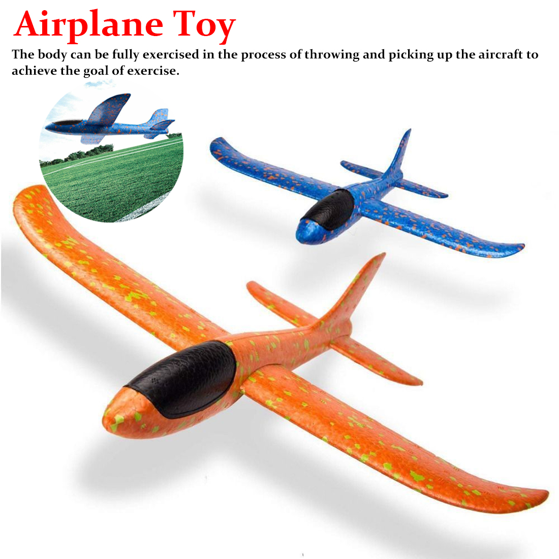 kids diy airplane model foam fillers aeroplane aircraft toy