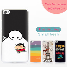 New Arrival Cell Phone Cases For Lenovo S60 Fashion Hard Plastic Cartoon Painting Back Cover Skin Flip For S60T Free Shipping