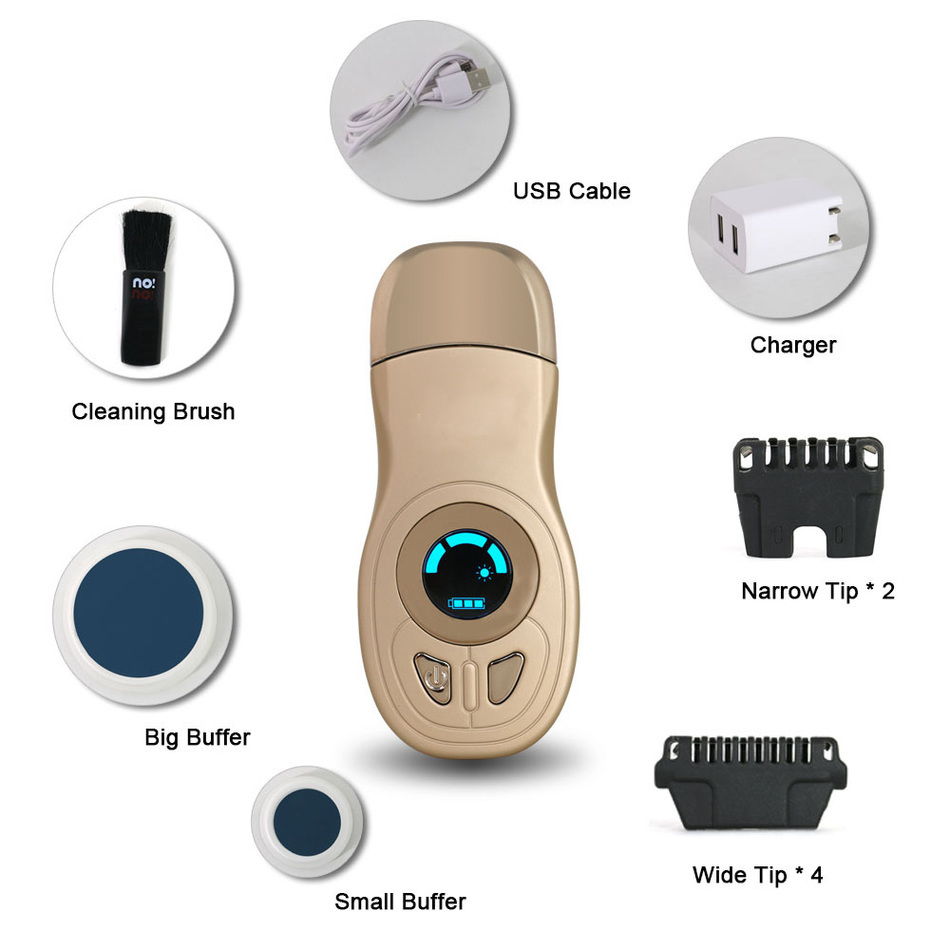 Permanent Electric Hair Removal Device with Thermicon Tips