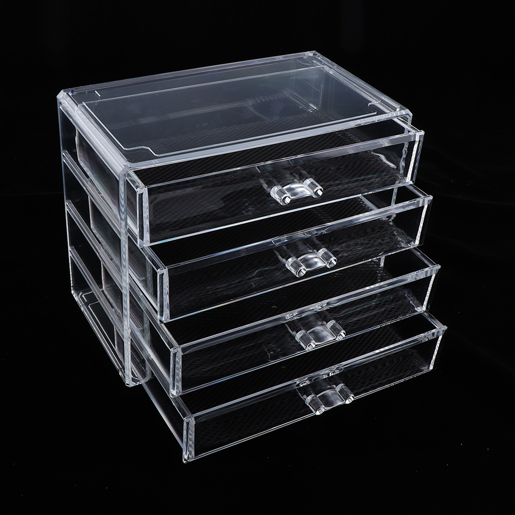 Large Acrylic Makeup Drawer Organizer Jewelry Nail Art Tools