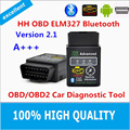 Hot 2016 Best Quality Hot Auto Car ELM327 HH Bluetooth OBD 2 OBD II Diagnostic Scan