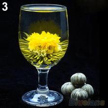 4 Balls Different Handmade Blooming Flower Green Tea Home Wedding Gift 1ON6 1ORU 31WQ
