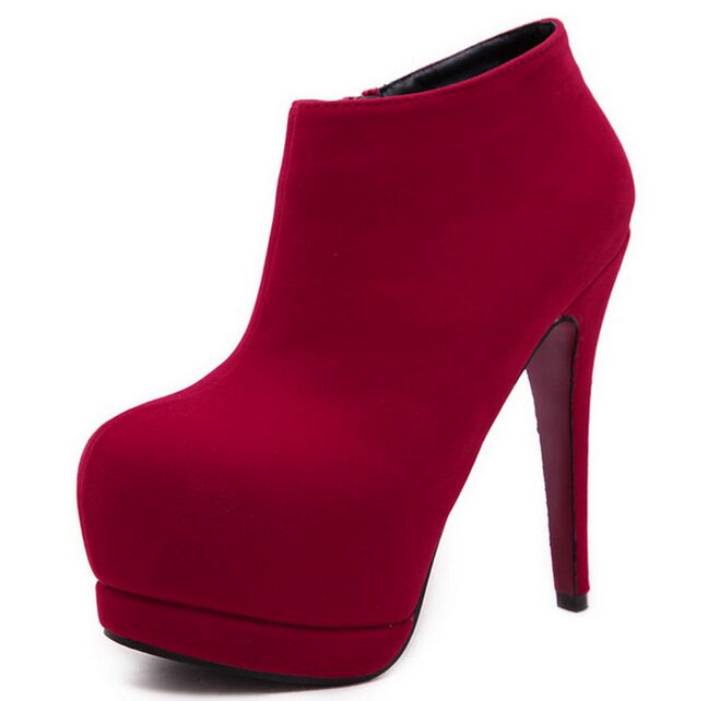 Size 4~8 Wam Winter Women Boots High Heels Red Bottom Women Shoes ...