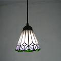 6 corridor Simple Art Pendant Lights Idyllic small floral pattern Handmade Multicolored Glass Tiffany LAMP Corridor