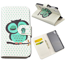 Stylish Flip PU Leather cover For HTC Desire 626 626G 626G+ 626s (with Stand and Card Holder)