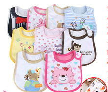 2015 New Cotton Brand Baby Bib Infant Saliva Towels Baby Waterproof Bibs Newborn Wear Cartoon Accessories