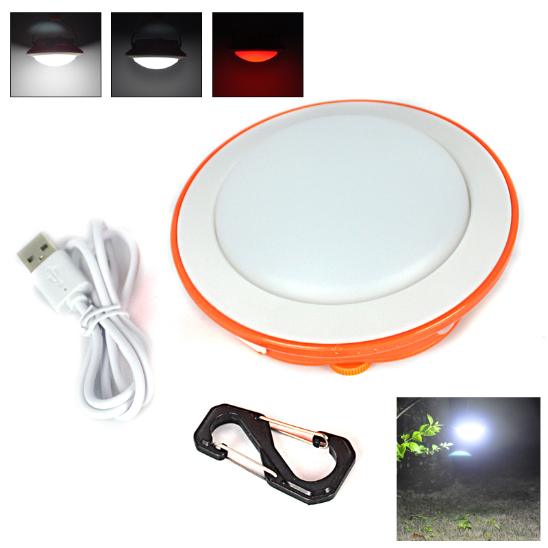 Rechargeable 15 LED Portable Camping Tent Umbrella Night Light Lamp Environmently Friendly Camping Fishing Lantern+USB Cable