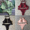 2016 Newest Sexy Womens Bandage Bikini Set Push up Padded Bra Bathing Suit Swimsuit Swimwear Women