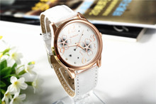 2015 Fashion Luxury Crystal Women Dress Watches Leather Strap Quartz Watch Women Watches relojes montre femme