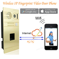 DIY Wireless Wifi IP Fingerprint Video Door Phone Wireless IP Intercom System Home Intercoms Remote Control