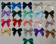100pcs 2″ satin Ribbon mini bow Cheer Bow Cheerleading without clip Headwear headdress