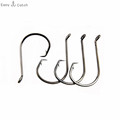 100pcs 7384 High Carbon Steel Fishing Hooks Sea Fishing Offset Sport Circle Bait Fishhooks Carp Fishing