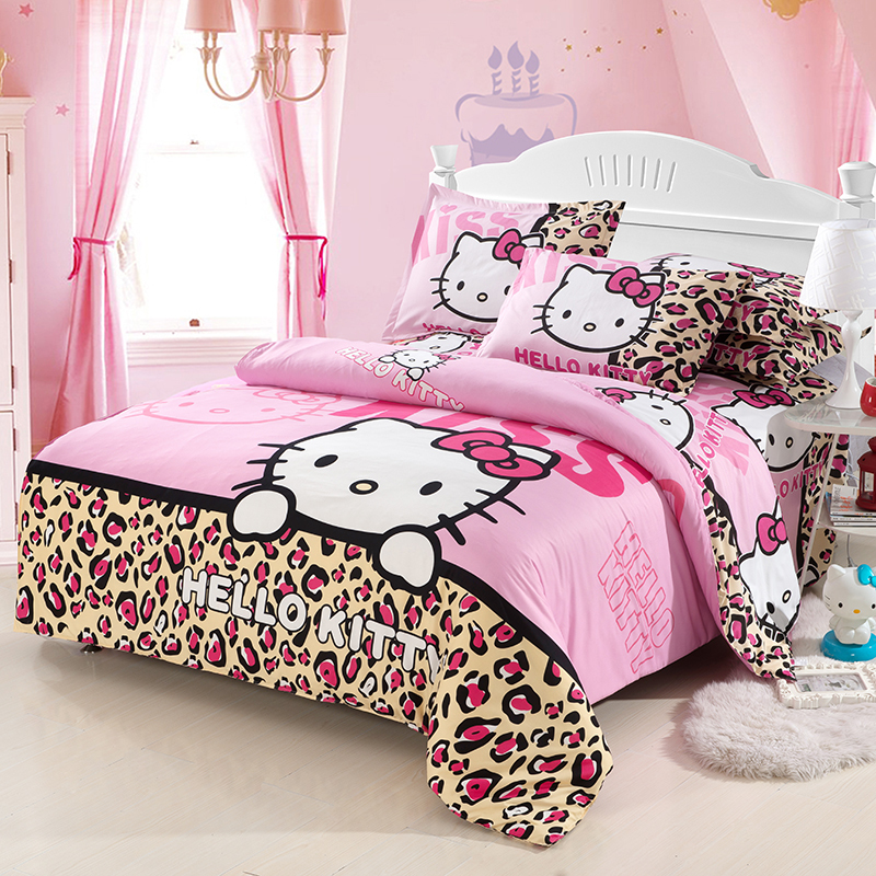 New 2015 Hot Sale 3 4PCS Bedding Sets Children Cartoon Bed