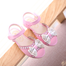 kids shoes Princess girls sandals in the summer of 2016 new female children’s shoes shoes elementary children’s shoes bow 4617