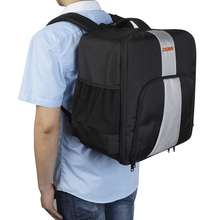 Newest DJI Phantom 4 3 Bag Gold Backpack Carrying Case Handle Hardshell double shoulder strap Bag for DJI Phantom 4 FPV Drone