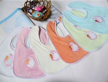 5pcs/set Cartoon rabbits eat carrots Baby Bibs Infant Babador Saliva Bavoir Towel baberos bebes Babadores For Newborn Girls Boys