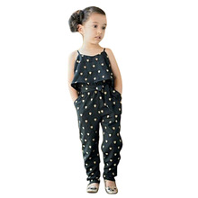 Girls Rompers Colothes Harness Heart-Shaped Clothing Set Baby Girl Jumpsuit Summer Clothes + Belt Children Kids Playsuits