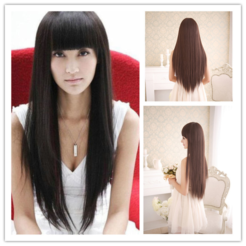 Image of Ohyes 2015 New Arrival Women' Stylish Charming Sexy Wig Womens Long Fashion Natural Straight Wig +Wig Cap