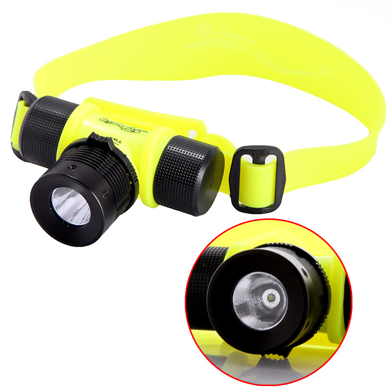 300 Lumens CREE XPE LED Waterproof 20m Swimming Diving Headlamp Headlight Head Lamp Light Power By 3*AAA or 18650 Battery
