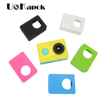 Original Xiaomi Yi Camera Case Yi Sports Action Camera Aksesoris Accessories Colorful Silicone Protective Lens Cover Cap Box Bag