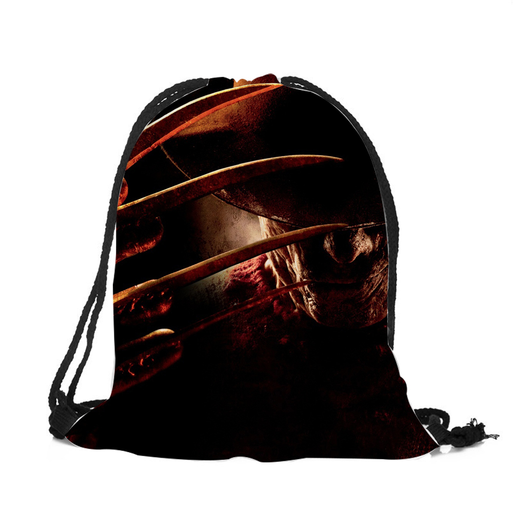 Freddy Krueger Customize Casual Portable Travel Bag Suitcase Storage Bag Luggage Packing Tote Bag Trolley Bag