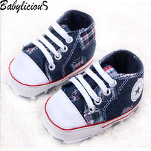 Hot Selling 11 13cm Cute Infant Toddler Baby Shoes Girl Boy Soft Sole Sneaker Prewalker First
